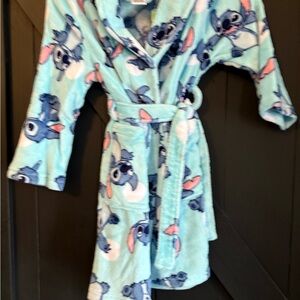 Disney Blue Cartoon Character Pajama Robe